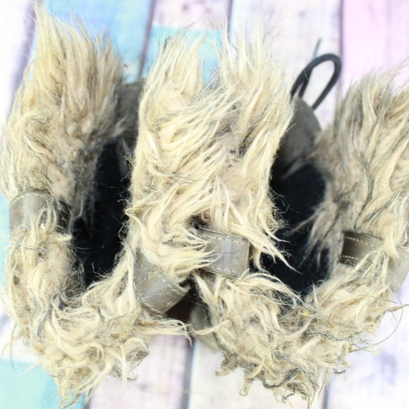 Sorel Joan of Arctic Green Suede Faux Fur Waterproof Winter Boots Size 7 - Picture 9 of 10